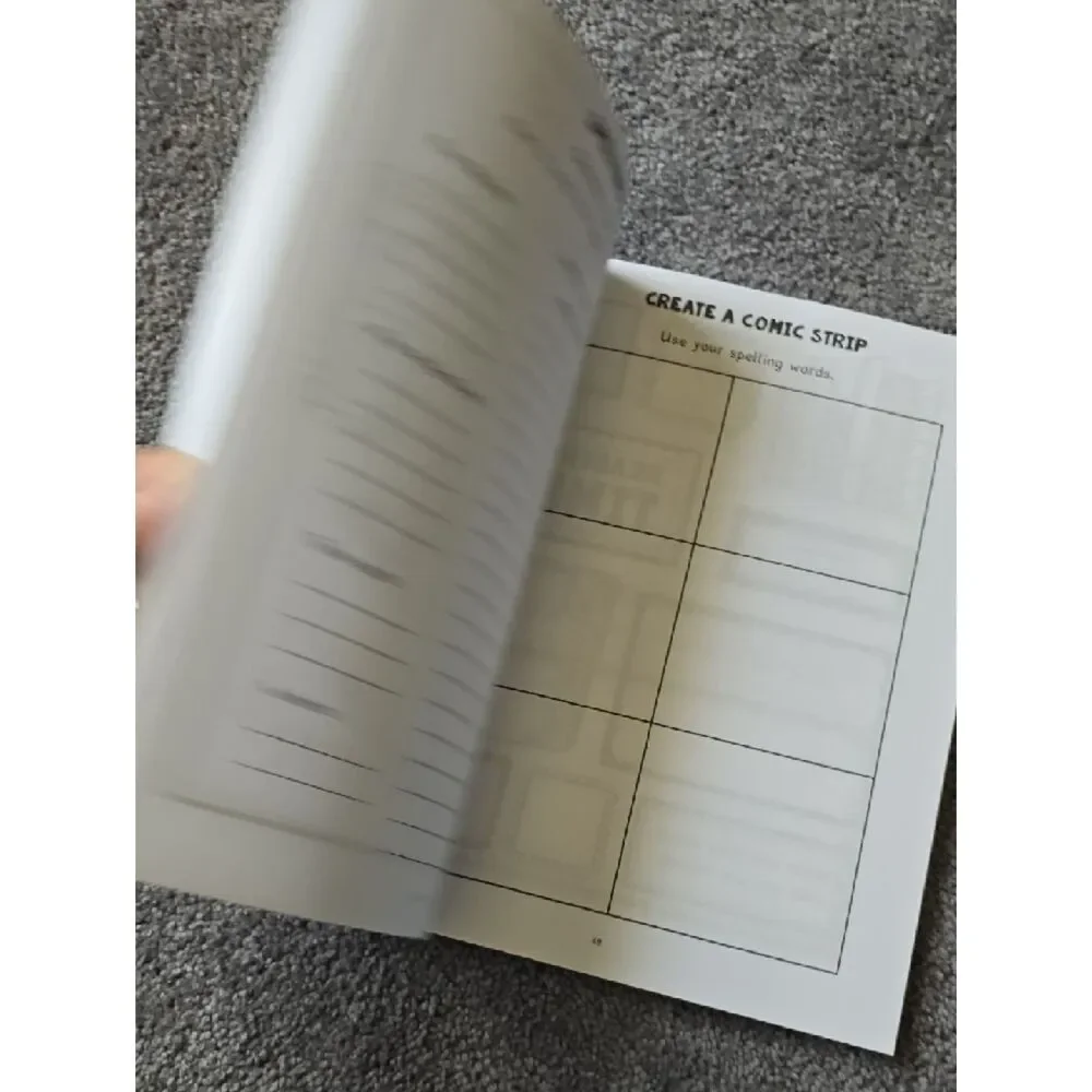 Minecraft 'All About Pets' Fun Schooling Journal - Orange & Gray